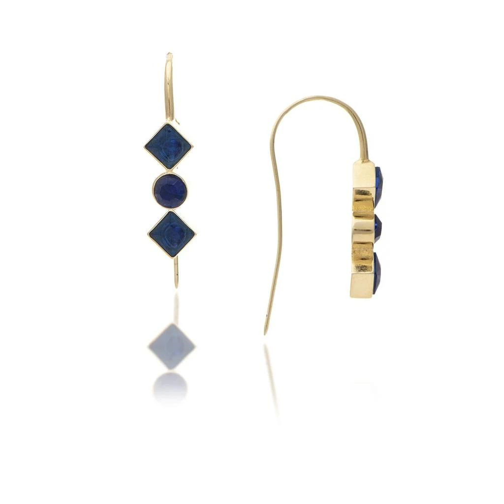 商品Rivka Friedman|Crystal Threader Earrings,价格¥514,第1张图片