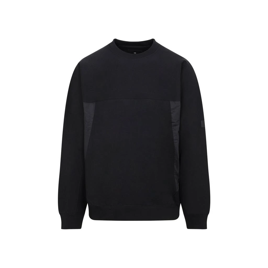 商品Y-3|Y-3 Logo Patch Long-Sleeved Crewneck Sweatshirt,价格¥886-¥1107,第1张图片