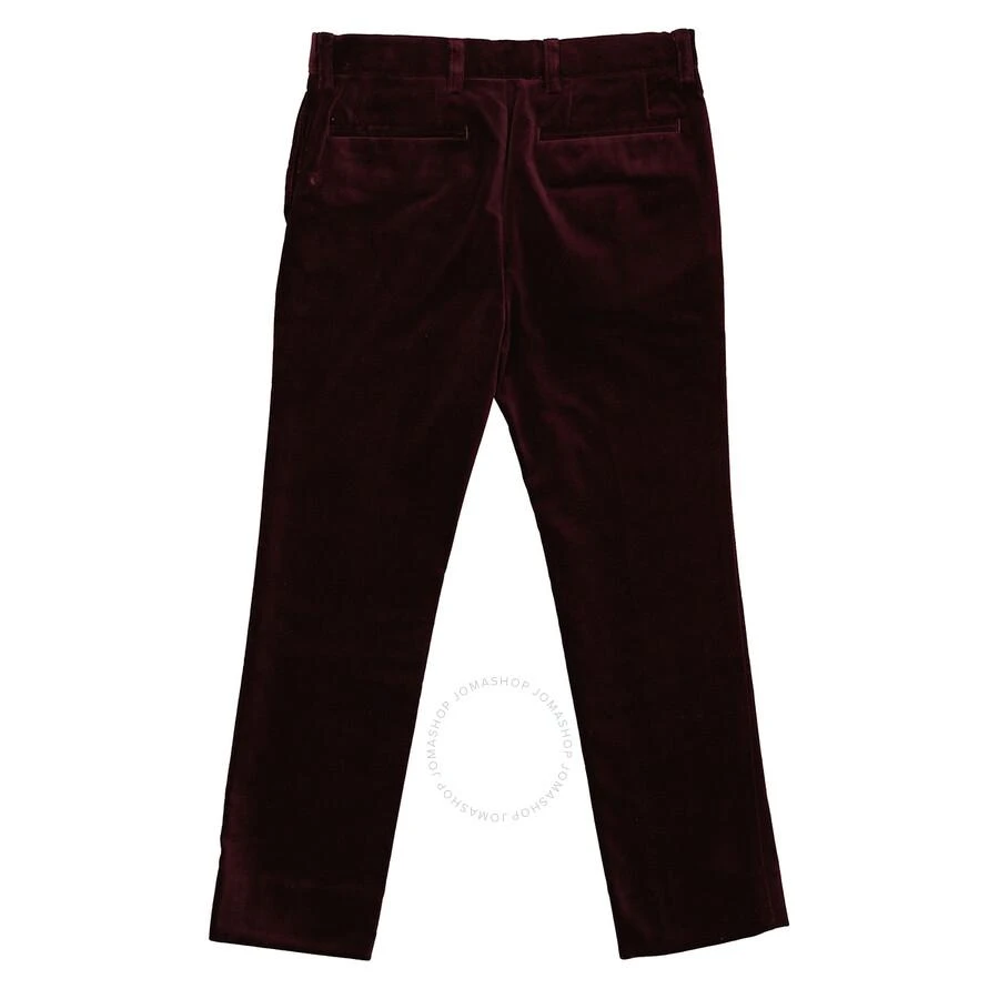 商品Burberry|Boys Black Currant Velvet Tuxedo Trousers,价格¥238,第2张图片详细描述