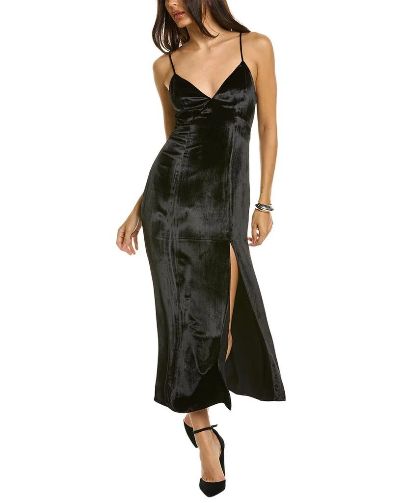 商品Alice + Olivia|Julietta Silk-Blend Slip Dress,价格¥794,第1张图片