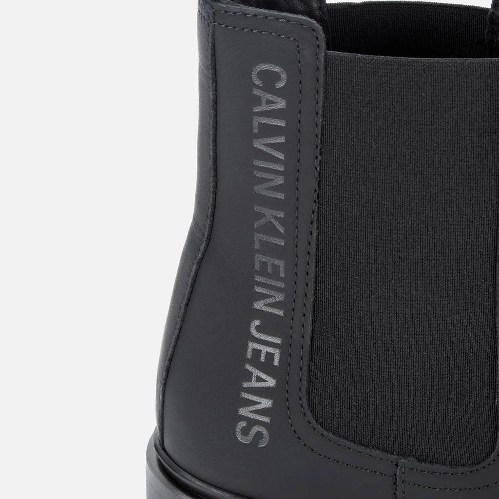 商品Calvin Klein|Calvin Klein Jeans Men's Combat Mid Chelsea Boots - Black,价格¥671,第4张图片详细描述