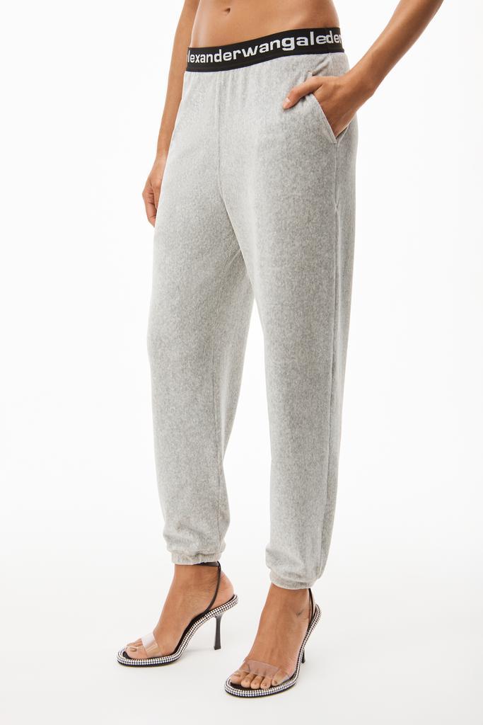 商品Alexander Wang|LOGO ELASTIC JOGGER IN STRETCH CORDUROY,价格¥2207,第6张图片详细描述