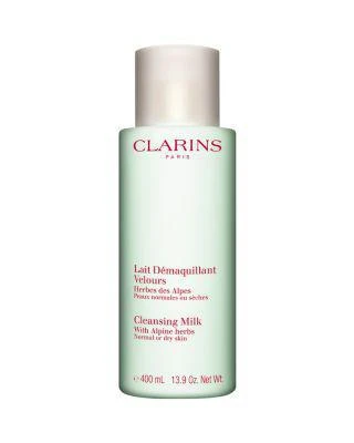 商品Clarins|Cleansing Milk with Alpine Herbs for Dry or Normal Skin 14 oz. ,价格¥369,第1张图片详细描述