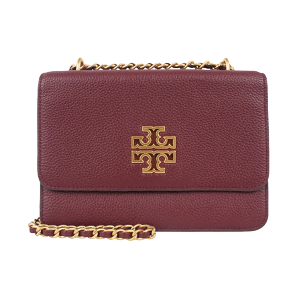 商品[国内直发] Tory Burch|TORY BURCH 女士粉色皮革单肩斜挎包 73505-639,价格¥2119,第1张图片