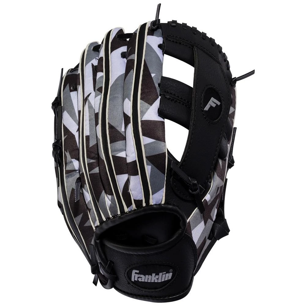 商品Franklin|9.5" Rtp Teeball Performance Glove Black/White-Left Handed Thrower,价格¥141,第2张图片详细描述