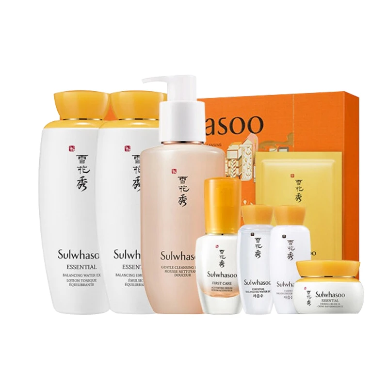 商品Sulwhasoo|雪花秀滋阴水乳洗面奶三件套 调和平衡 水盈润泽,价格¥514,第1张图片