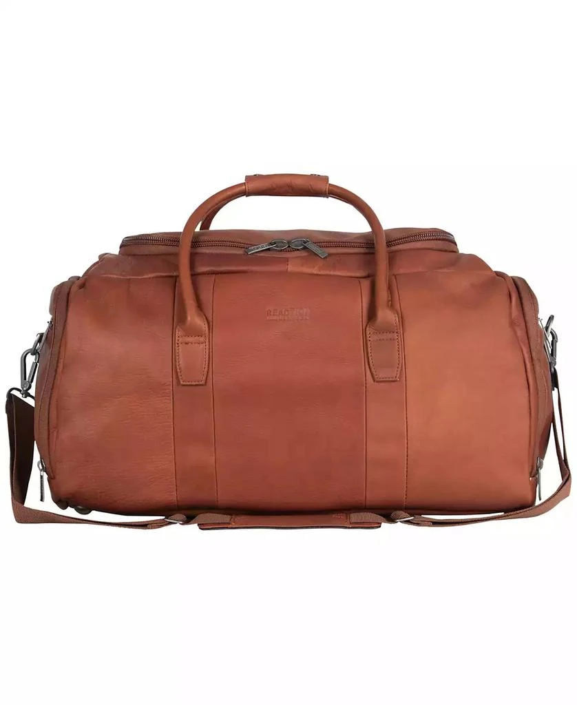 商品Kenneth Cole|Colombian Leather 20" Single Compartment Top Load Travel Duffel Bag,价格¥1367,第1张图片