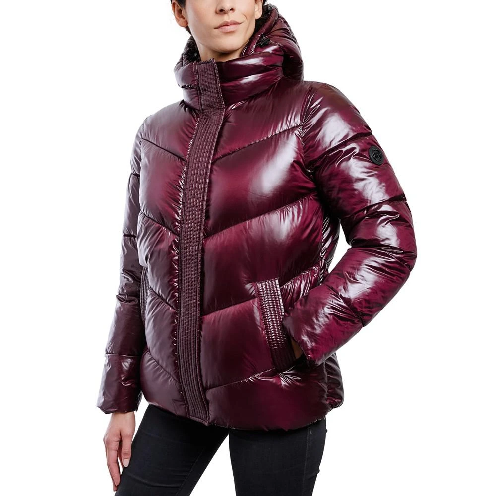 商品Michael Kors|Women's Shine Hooded Puffer Coat,价格¥648,第3张图片详细描述