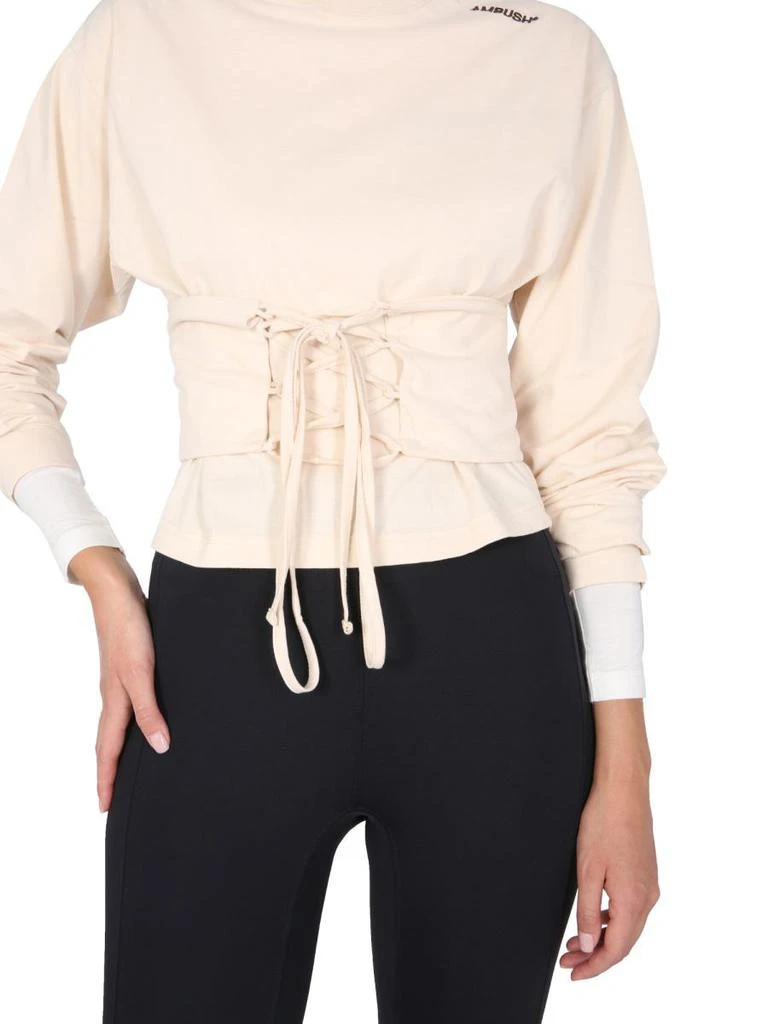 商品Ambush|AMBUSH T-SHIRT WITH CORSET BELT,价格¥1691,第4张图片详细描述