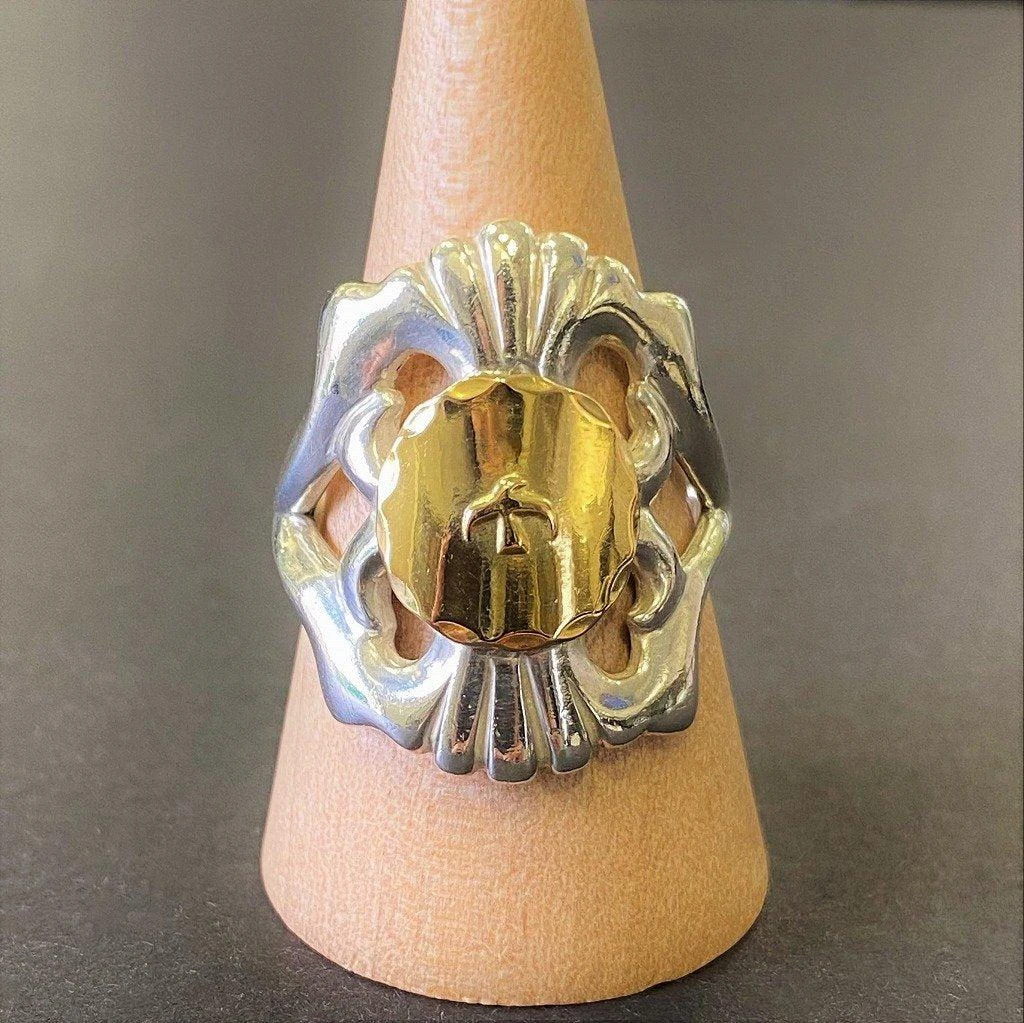 商品Native Feather|Goros Cast Ring With 18K Gold,价格¥7196,第1张图片