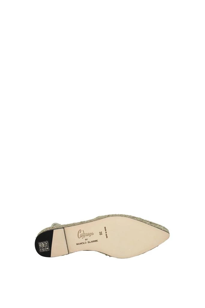 商品CASTAÑER|Sandals manolo blahnik Fabric Beige,价格¥1205,第5张图片详细描述