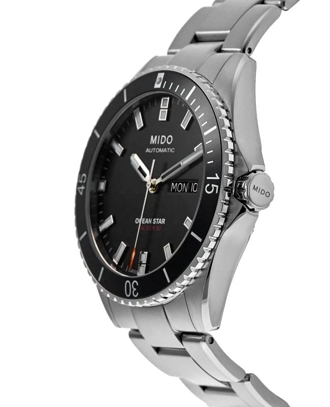 商品MIDO|Mido Ocean Star 200 Black Dial Steel Men's Watch M026.430.11.051.00,价格¥5523,第3张图片详细描述