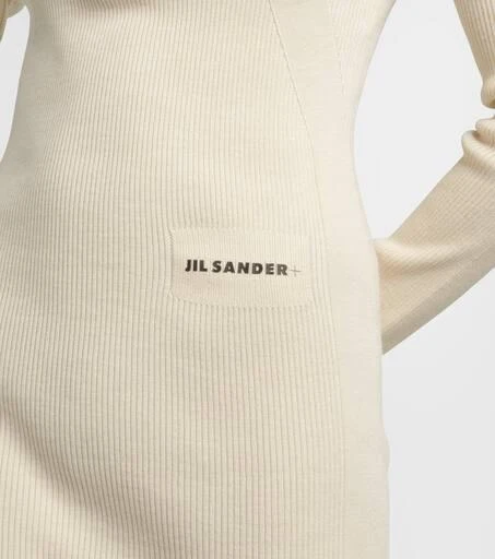 商品Jil Sander|羊毛混纺中长连衣裙,价格¥9795,第4张图片详细描述