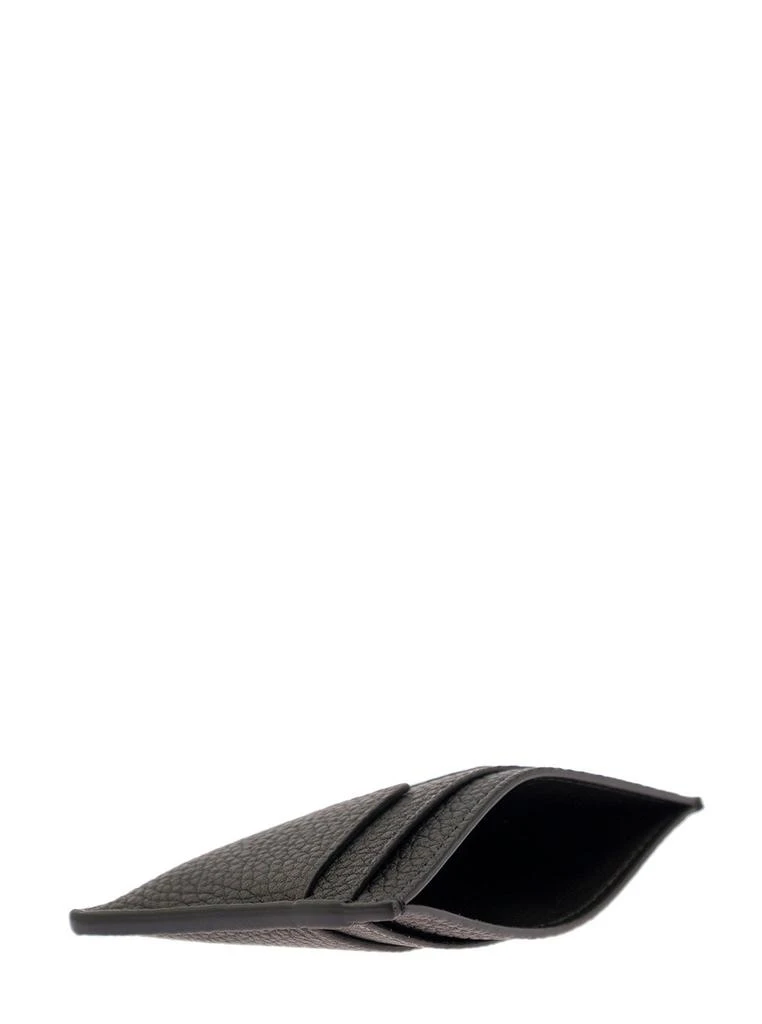 Tom Ford Man's Black Leather Card Holder with Logo 商品