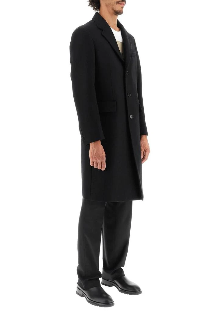 商品Burberry|WOOL AND CASHMERE COAT WITH PATCH,价格¥12768,第3张图片详细描述