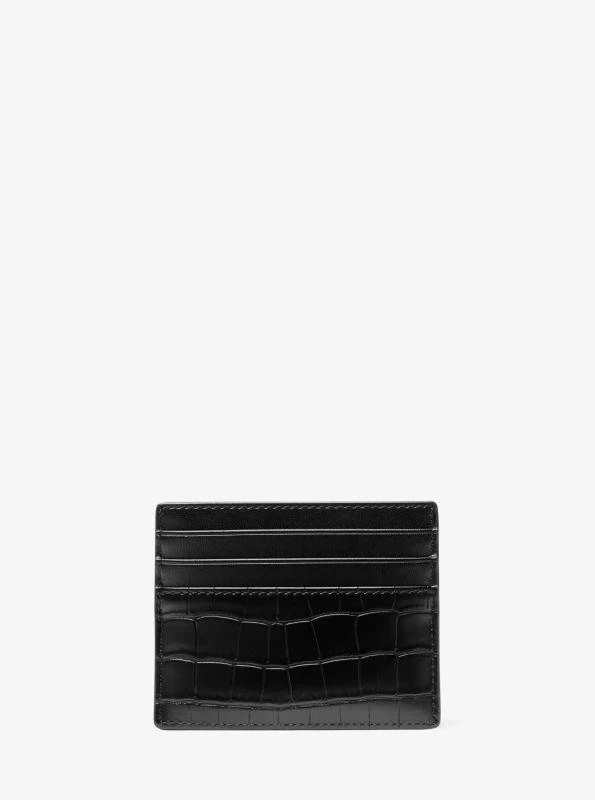 商品Michael Kors|Rivington Crocodile-Embossed Tall Card Case,价格¥218,第2张图片详细描述