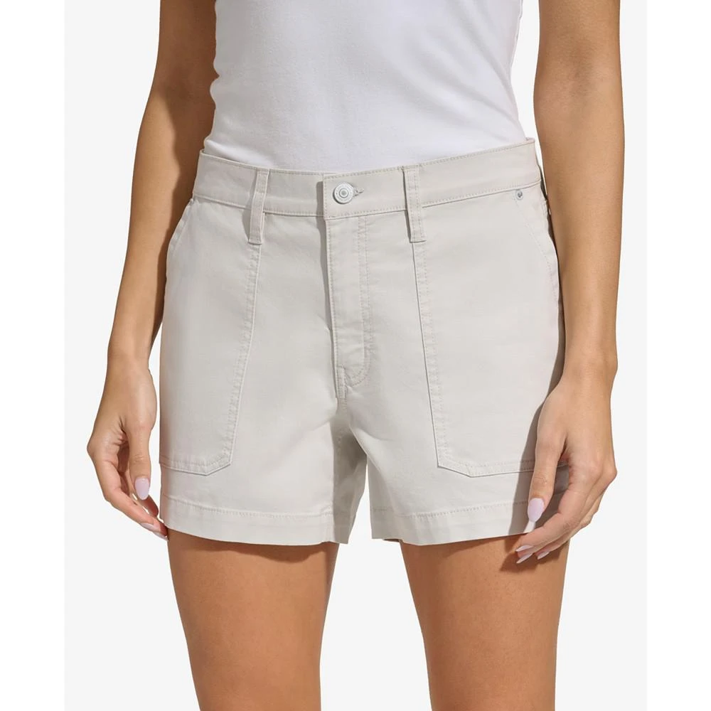 商品Calvin Klein|Women's Mid Rise Utility Denim Shorts,价格¥138,第1张图片