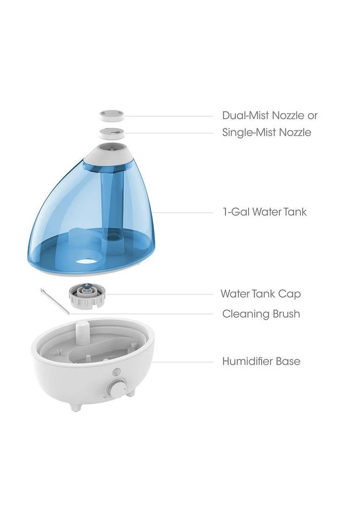 商品PURE ENRICHMENT|MistAire XL Ultrasonic Cool Mist Humidifer,价格¥574,第3张图片详细描述