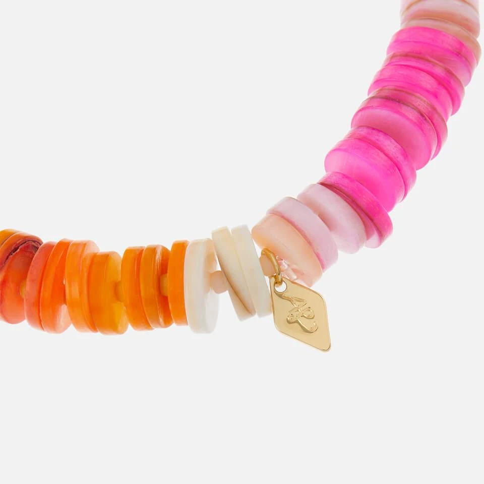 商品Anni Lu|Anni Lu Fantasy Glass Bead and Shell Bracelet,价格¥591,第2张图片详细描述