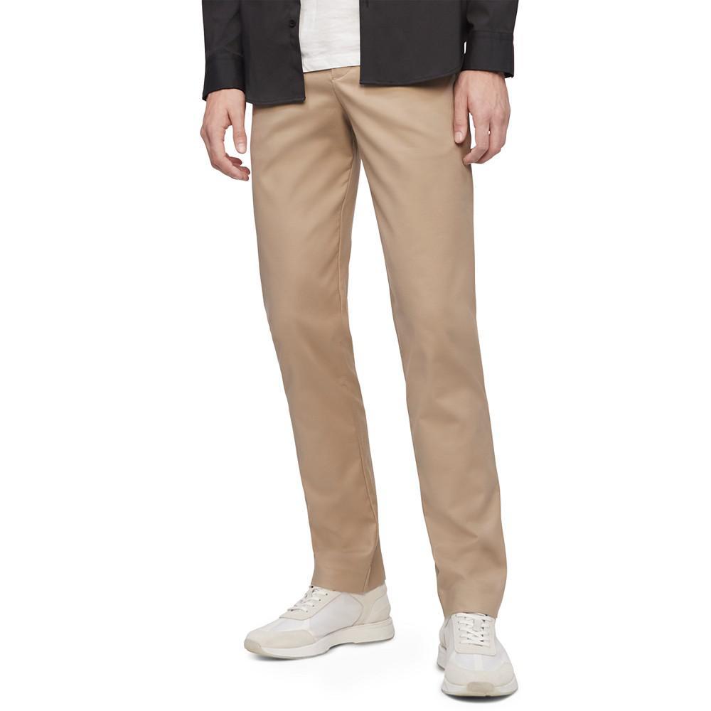 商品Calvin Klein|Men's Slim-Fit Modern Stretch Chino Pants,价格¥668,第1张图片