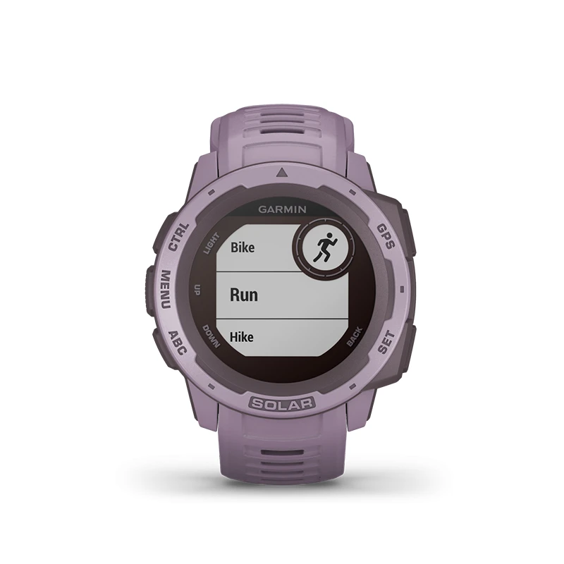 GARMIN 男士紫色树脂表盘石英机芯硅胶表带太阳能运动智能手表45MM 商品