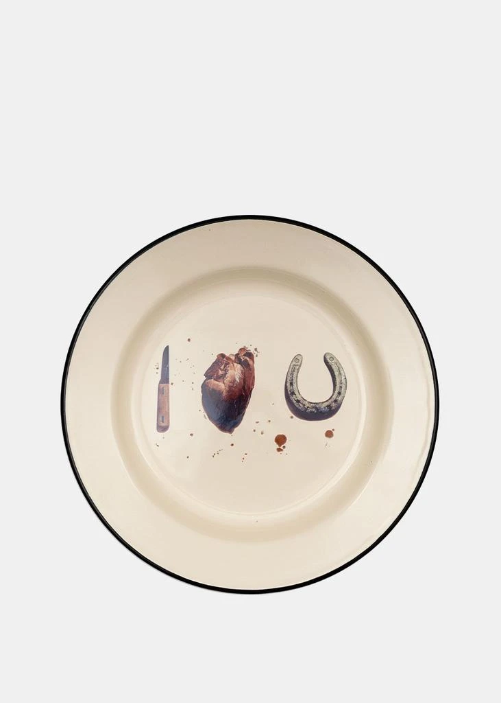 商品SELETTI|Seletti Toiletpaper 'I LOVE YOU' Enamel Plate,价格¥220,第1张图片