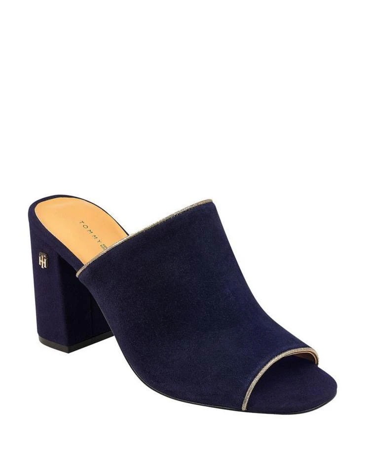 商品Tommy Hilfiger|Sayna Suede Mules,价格¥150,第2张图片详细描述