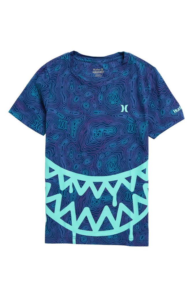 Allover Print Sharkbait T-Shirt商品第1张图片规格展示