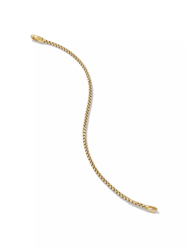 商品David Yurman|Box Chain Bracelet in 18K Yellow Gold, 2.7MM,价格¥9740,第3张图片详细描述