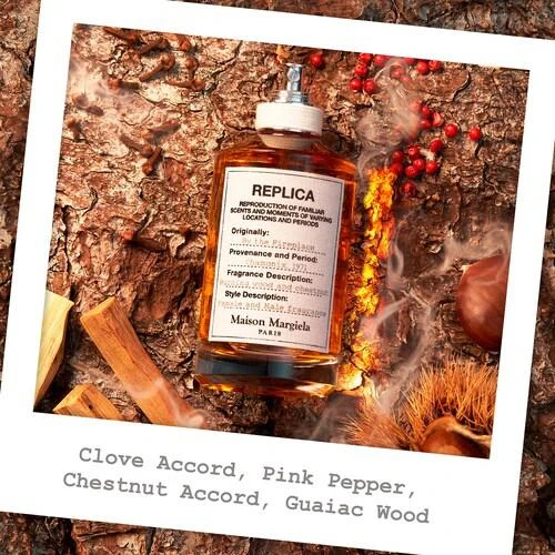 商品MAISON MARGIELA|‘REPLICA' By the Fireplace Eau de Toilette with Chestnut, Vanilla, and Clove Oil,价格¥272,第2张图片详细描述