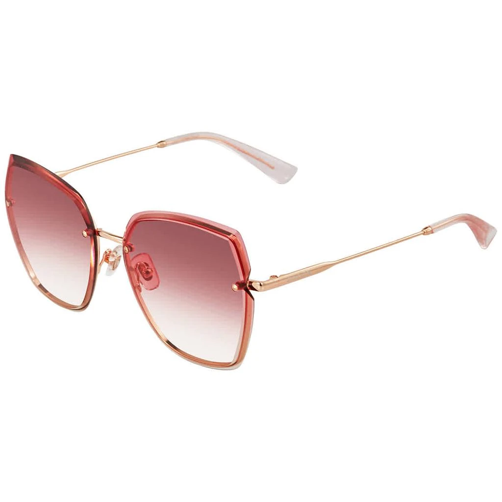 商品BOLON|Sierra Pink Gradient Butterfly Ladies Sunglasses BL7053 A30,价格¥243,第3张图片详细描述