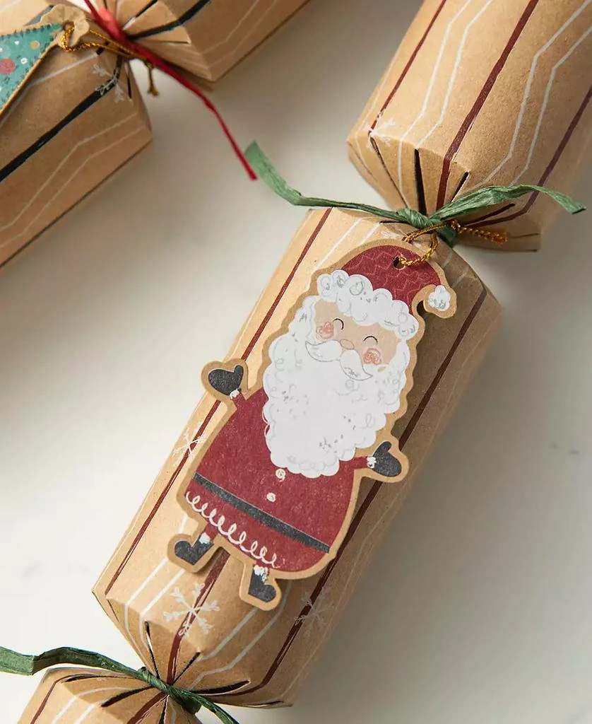 商品Glitzhome|6PK 2''D X 12.00''H Christmas Kraft Paper Characters Tag Party Cracker with Gift Contents,价格¥255,第5张图片详细描述