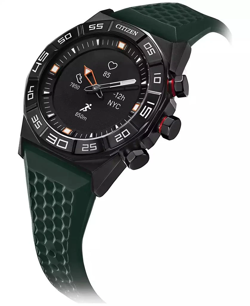 商品Citizen|Men's CZ Smart Hybrid HR Green Strap Smart Watch 44mm,价格¥1310,第4张图片详细描述