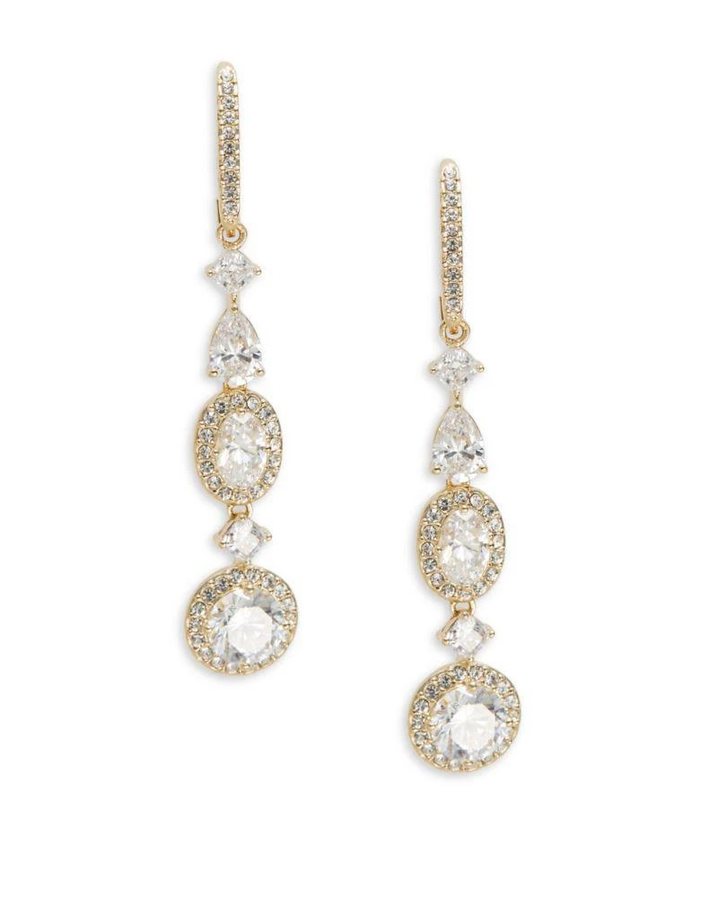 商品Nadri|Linear Stone Drop Earrings,价格¥282,第1张图片