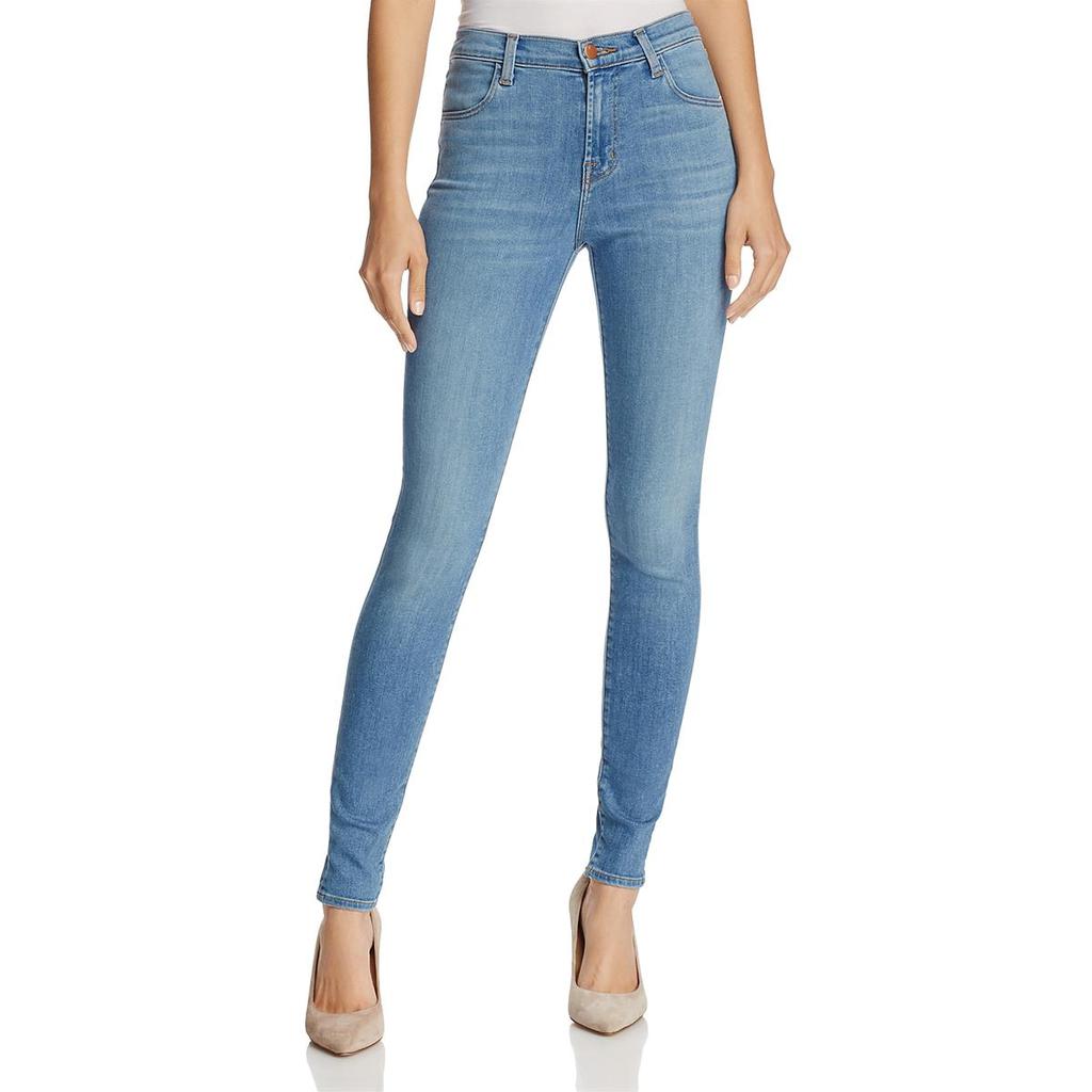 J Brand Womens Maria Denim Medium Wash Skinny Jeans商品第1张图片规格展示