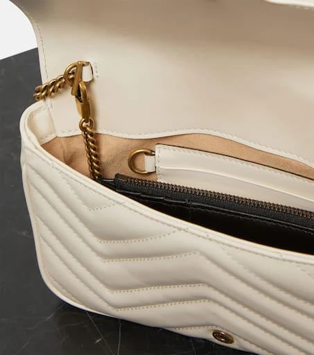 商品Gucci|GG Marmont皮革链饰钱包,价格¥18323,第3张图片详细描述