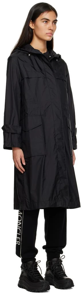 商品Moncler|黑色 Hiengu Rain 大衣,价格¥9433,第2张图片详细描述