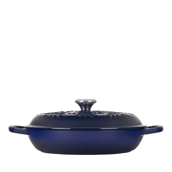 商品Le Creuset|Enameled Cast Iron Braiser with an Olive Leaf Pattern,价格¥2329,第2张图片详细描述