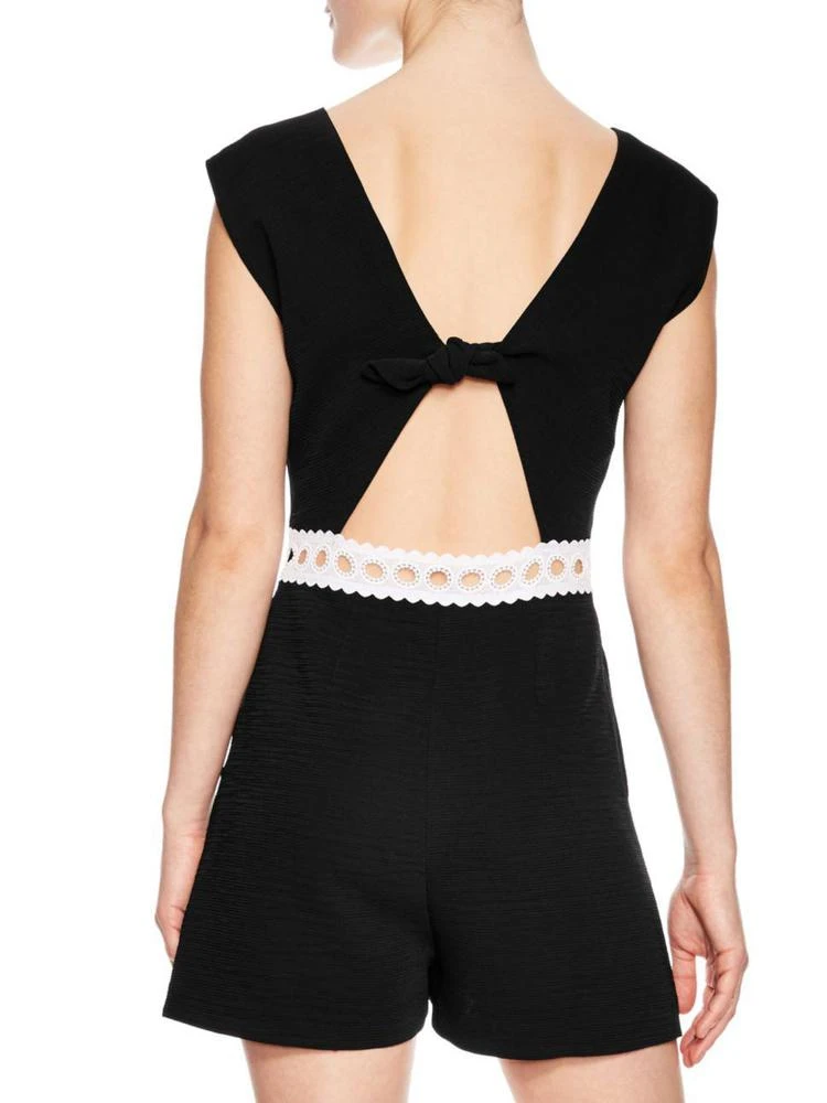商品Sandro|Helia V-Neck Romper,价格¥833,第2张图片详细描述