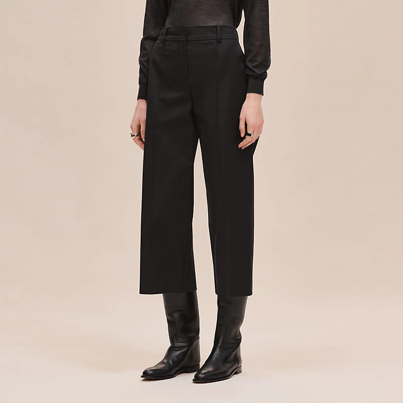 商品Hermes|Hermes/爱马仕 女士黑色棉休闲裤,价格¥8441,第5张图片详细描述