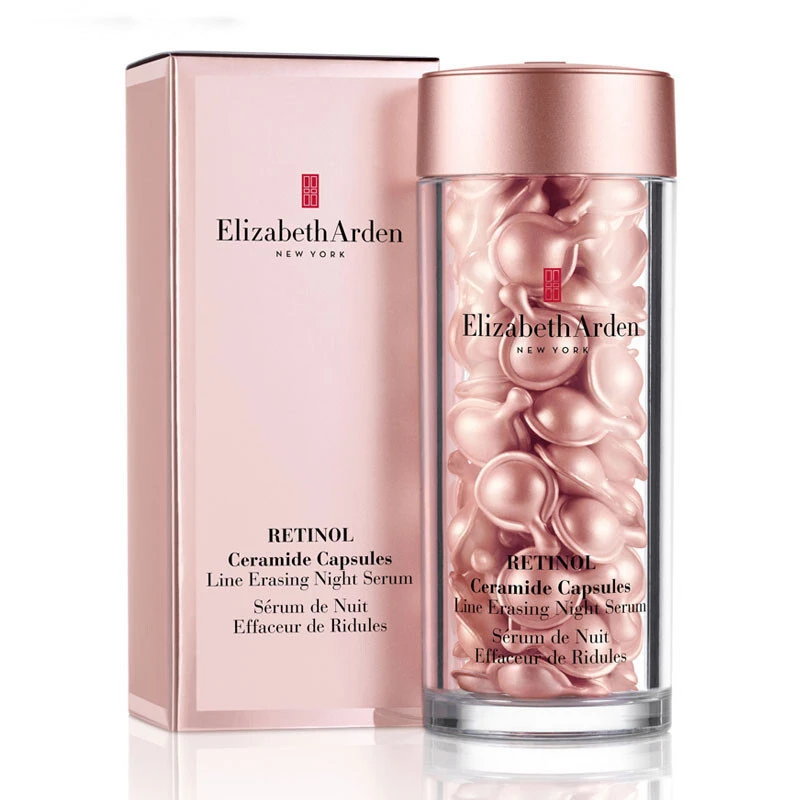 商品Elizabeth Arden|ElizabethArden 伊丽莎白雅顿 时空焕活夜间多效视黄醇胶囊精华 小粉胶 60粒左右,价格¥407,第1张图片