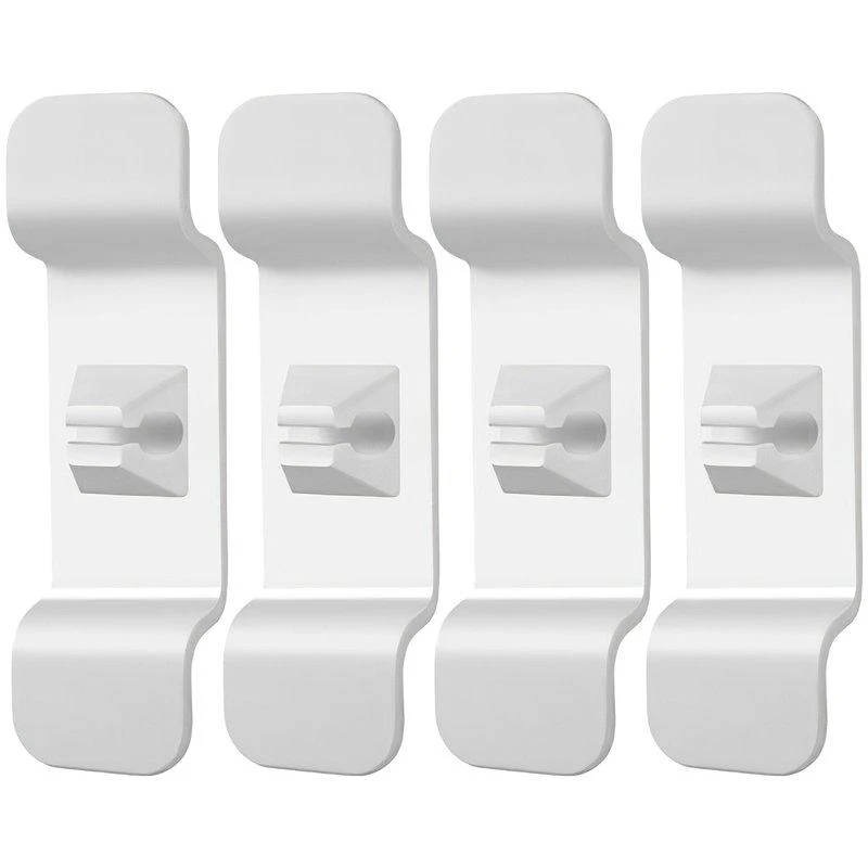 商品Fresh Fab Finds|4Pcs Cord Organizers Self-Adhesive Appliances Cord Holder Cable Storage Keeper Wrapper Winder For Coffee Machines Blenders Air Fryers Toasters White,价格¥135,第1张图片
