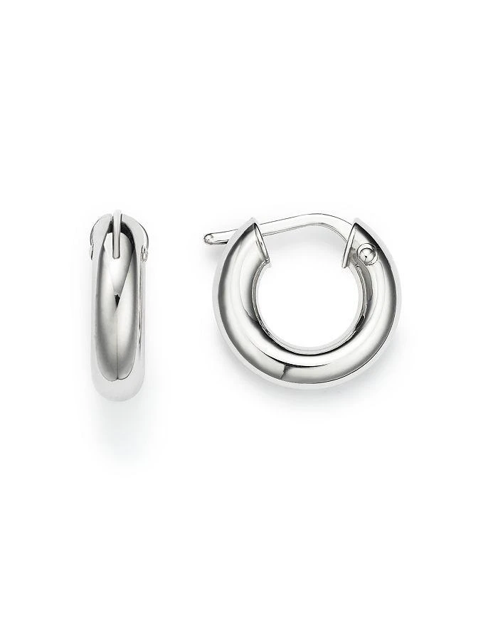 商品Roberto Coin|18K White Gold Hoop Earrings,价格¥5382,第1张图片详细描述