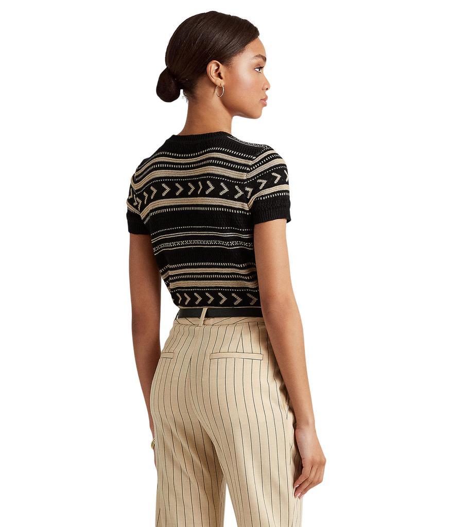 商品Ralph Lauren|Striped Short Sleeve Sweater,价格¥640,第4张图片详细描述
