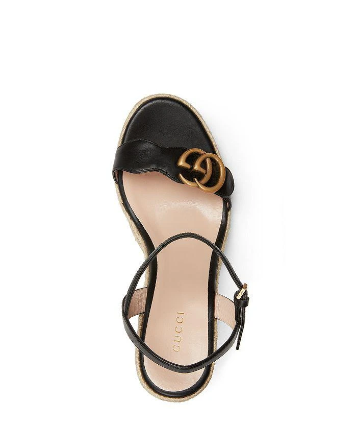 商品Gucci|Women's Aitana Espadrille Wedge Sandals,价格¥5557,第4张图片详细描述