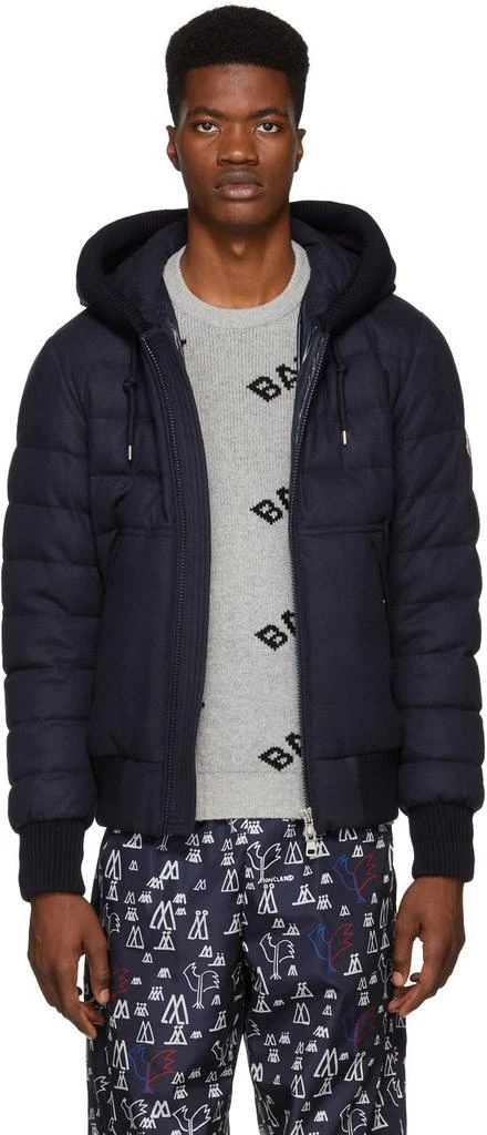 商品Moncler|Navy Down Renoir Jacket 男款羽绒服,价格¥9432,第1张图片