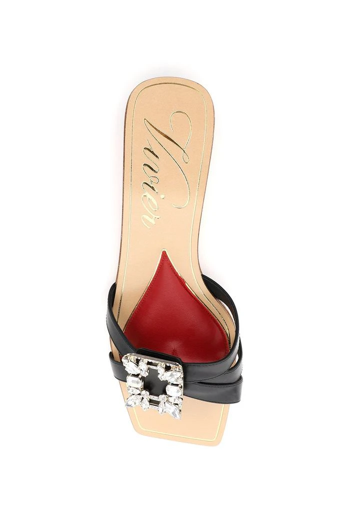 商品Roger Vivier|Roger vivier mini broche buckle mules,价格¥5170,第2张图片详细描述