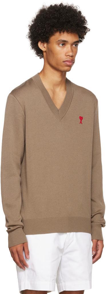商品AMI|Tan Ami de Cœur Sweater,价格¥1974,第4张图片详细描述