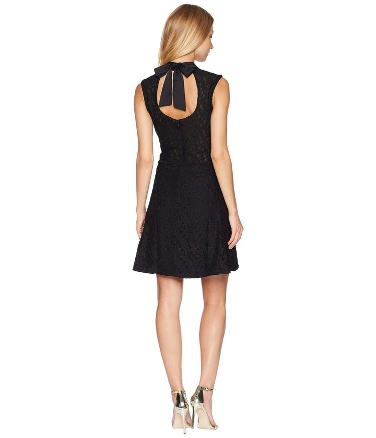 商品Juicy Couture|Knit Abstract Lace Tie Neck Dress,价格¥256,第3张图片详细描述