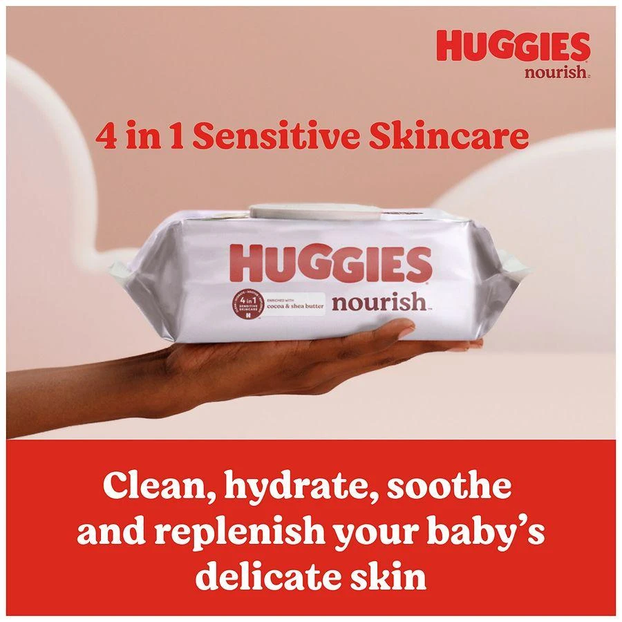 商品Huggies|Scented Baby Wipes, Push Button Packs Cocoa and Shea Butter, 112,价格¥82,第2张图片详细描述
